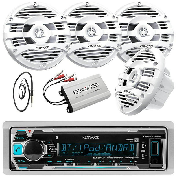 Marine Bluetooth Radio Kit MP3/USB/AM/FM/Ipod NEW Latest Boat Stereo Compact 